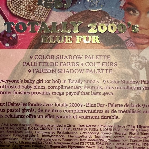 BH Cosmetics X Iggy Azalea Totally 2000's 9 Color Shadow Palette in Blue Fur - Picture 6 of 7
